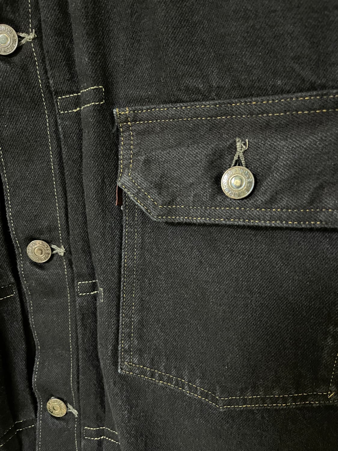 리바이스빈티지클로딩 LVC1953 TYPE2 507XX 블랙리자드 L42 상품이미지4