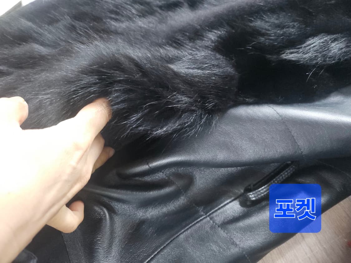 De by Dde MOO 양가죽 폭스퍼 자켓  66 상품이미지4