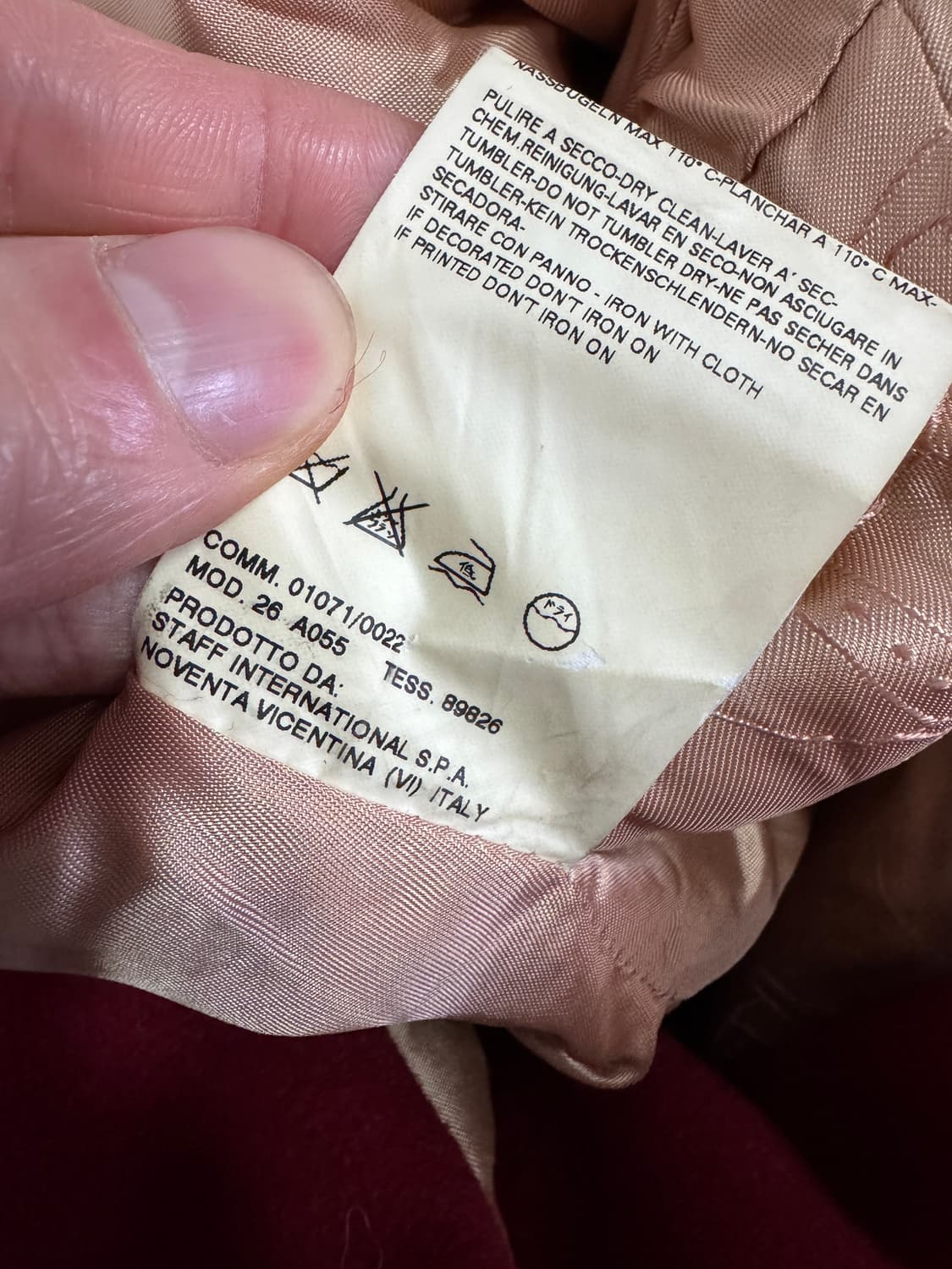 희귀!! 여성 비비안웨스트우드 레드라벨 더블 코트 44 레드 상품이미지7