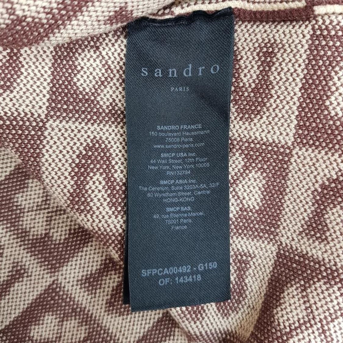 산드로 SANDRO 스트릭자켓  1사이즈 택달린 새제품 상품이미지7