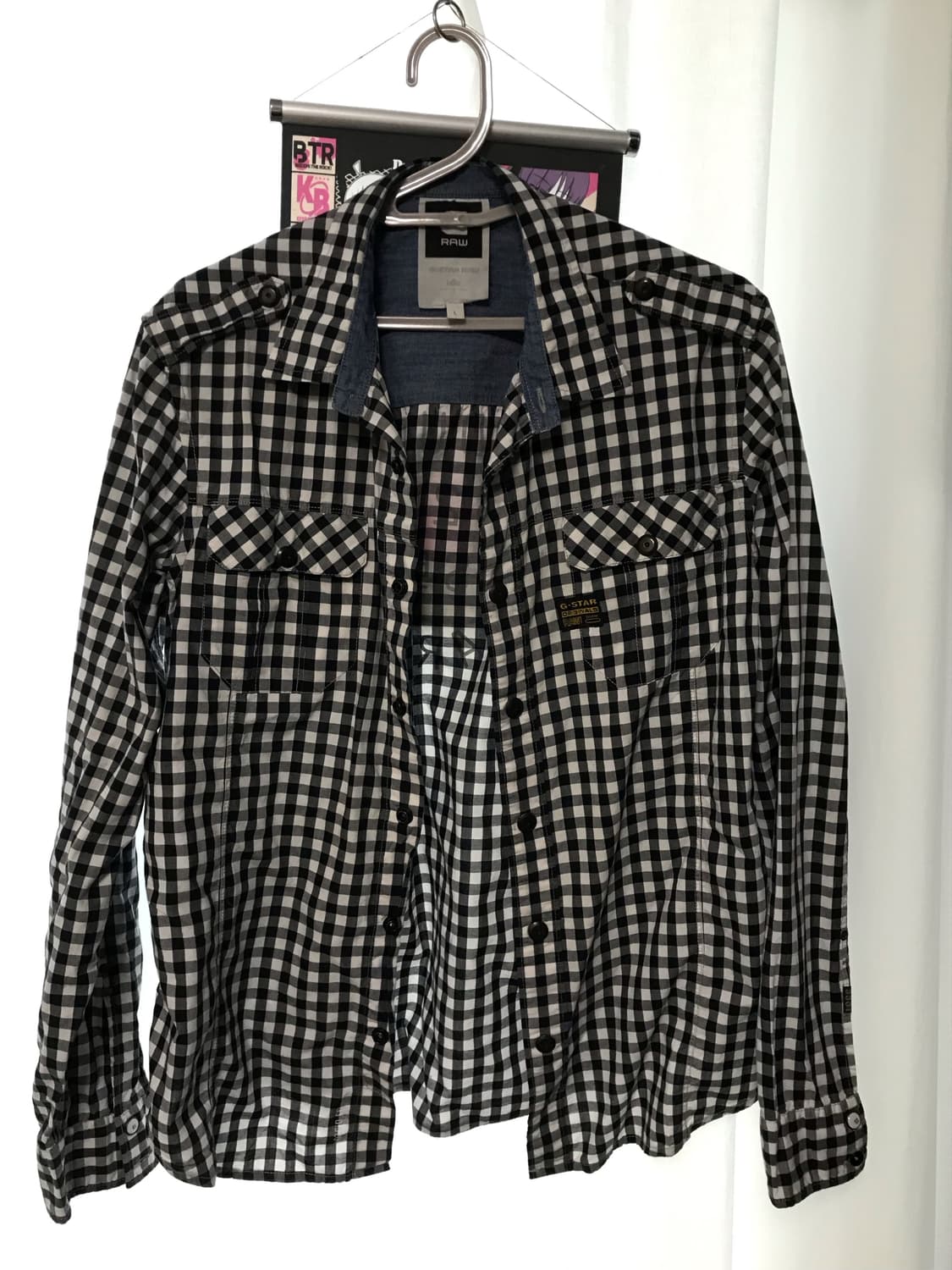 빈티지 체크셔츠 상품이미지1