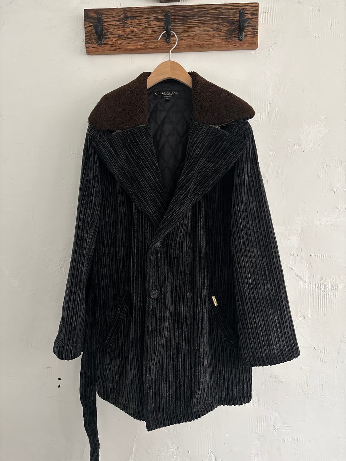  Christian Dior 90s 코듀로이 피코트 상품이미지2
