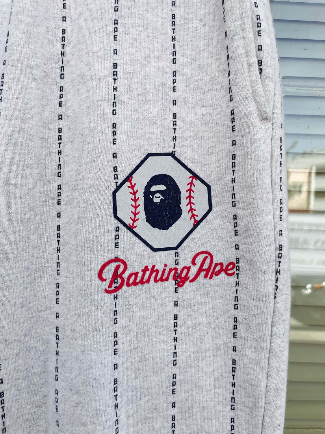 베이프 베이스볼 스웻팬츠 (M) 상품이미지2