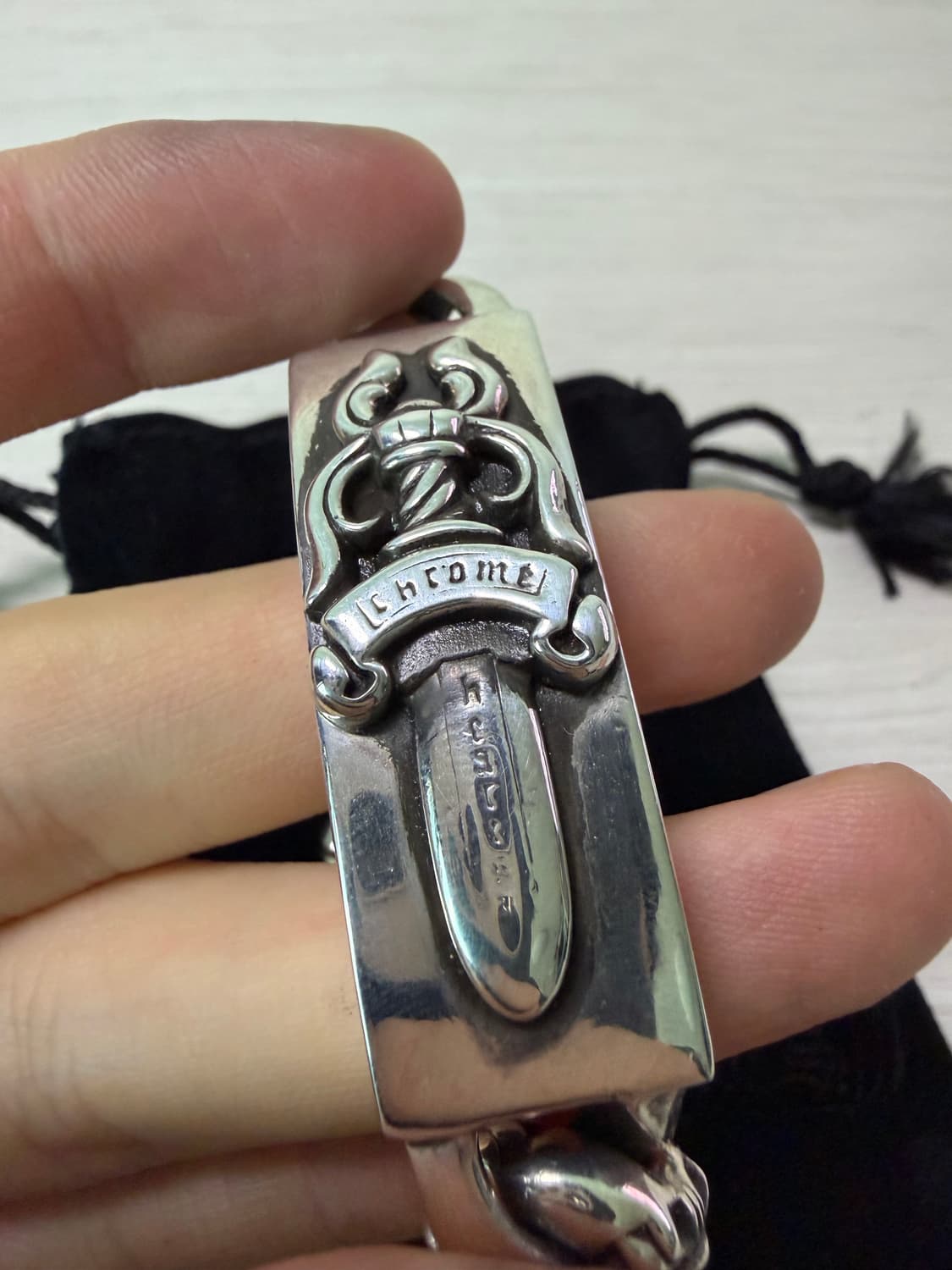 크롬하츠 대거id 팬시 클립 팔찌 상품이미지3