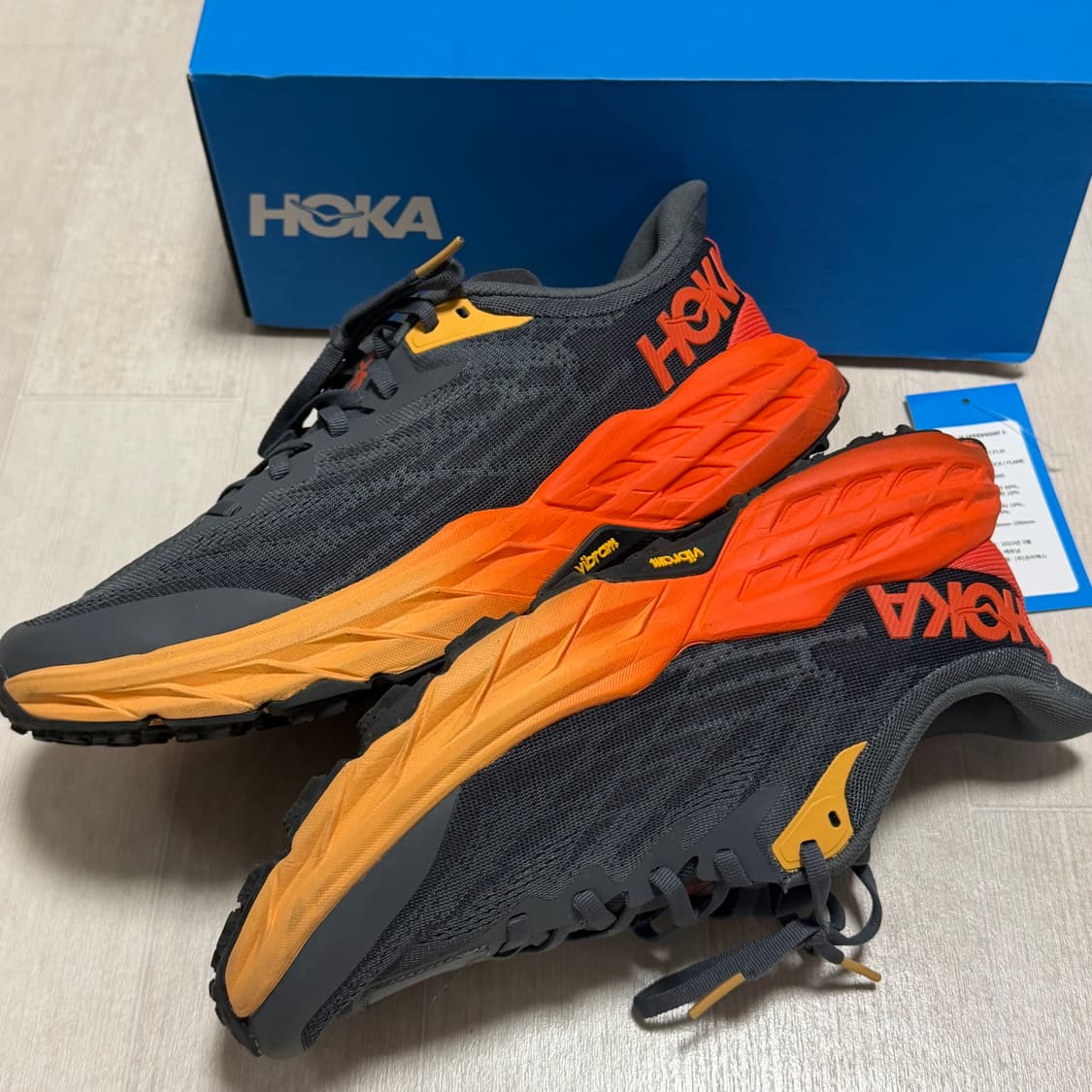 (275) 호카 Hoka 스피드고트5 와이드 캐슬락 플레임 상품이미지5