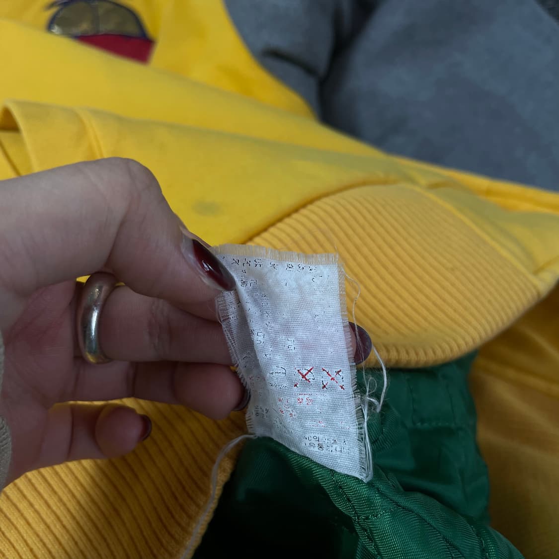  MLB 엠엘비 클리브랜드 옐로우 바시티 자켓 100 상품이미지6