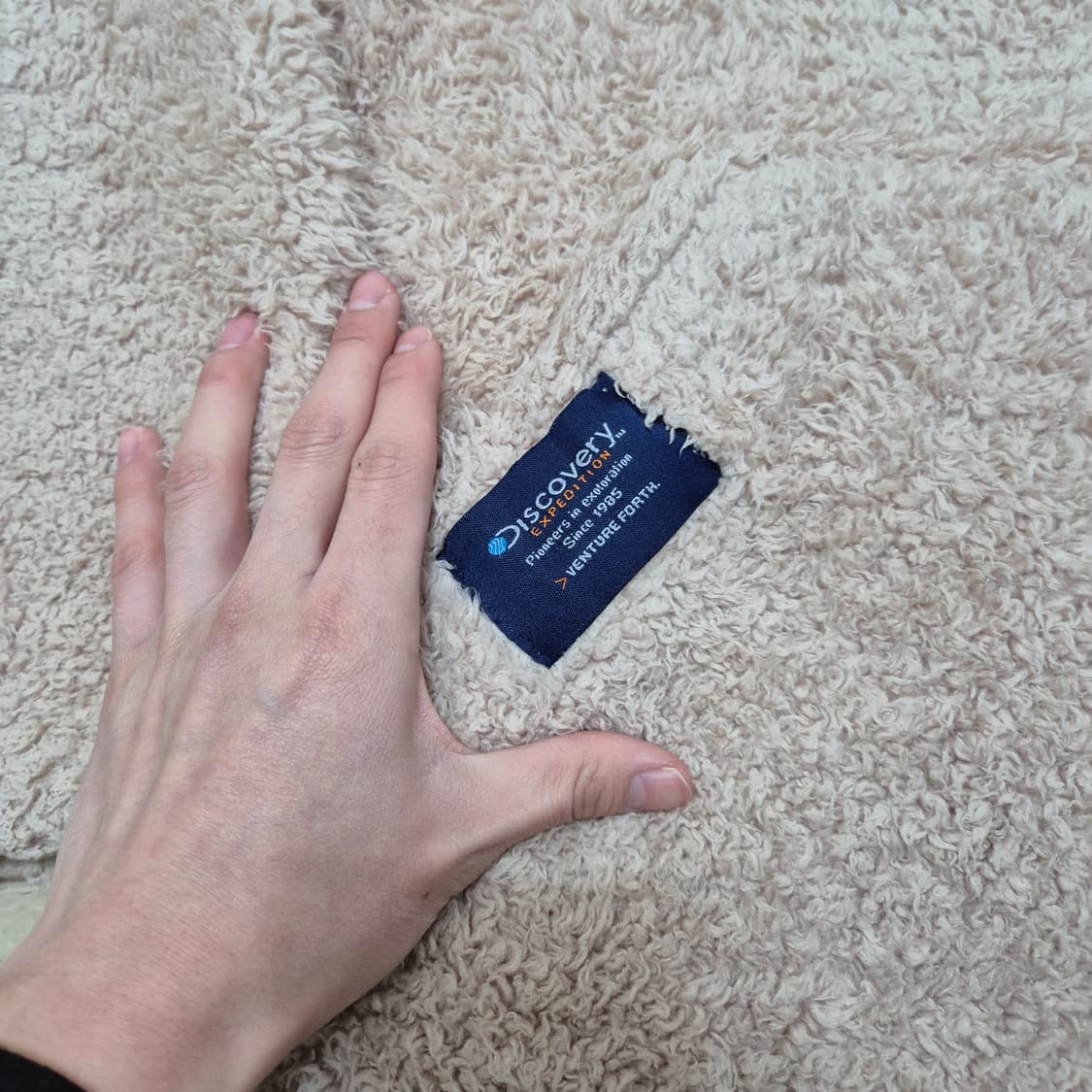 디스커버리 양털 뽀글이 후드 후리스 자켓 XL(105) 상품이미지4