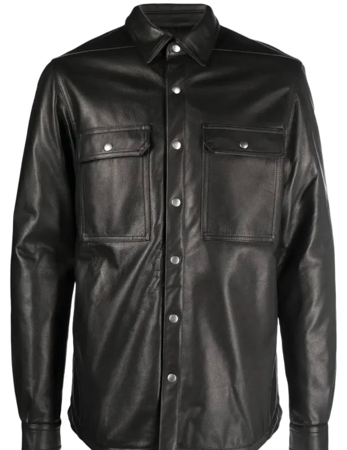 릭오웬스 레더 셔츠 상품이미지2