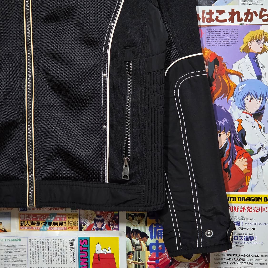 EXR 빈티지 블랙 골드 레이싱 자켓 상품이미지4