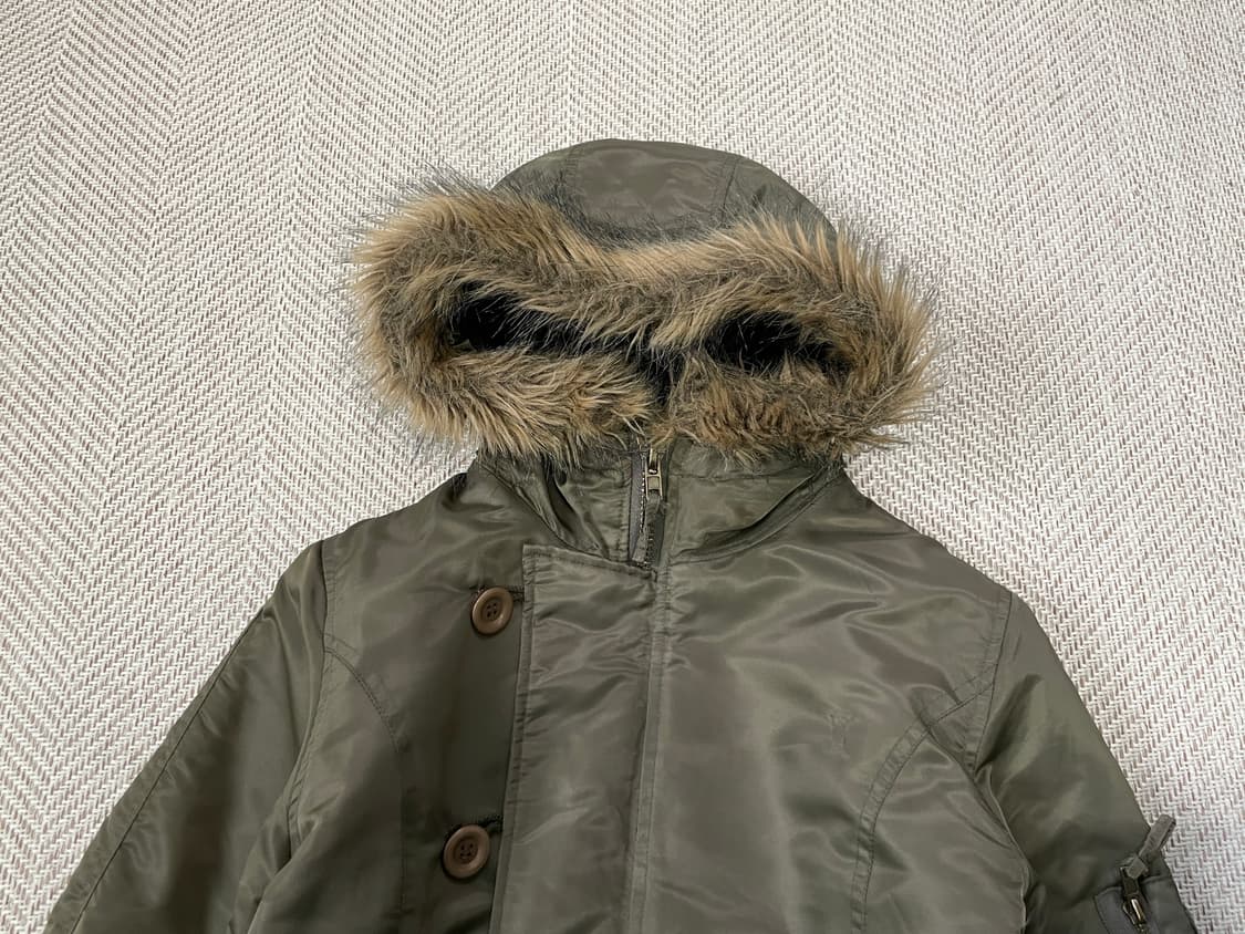 빈티지 퍼트리밍 밀리터리 파카 J03741 상품이미지4