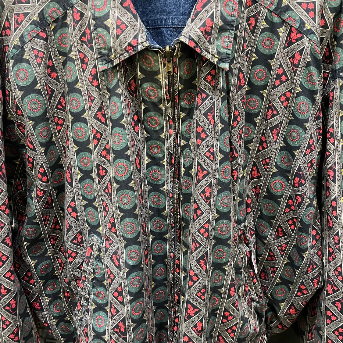 90’s Vintage  리버시블 블루종 상품이미지4