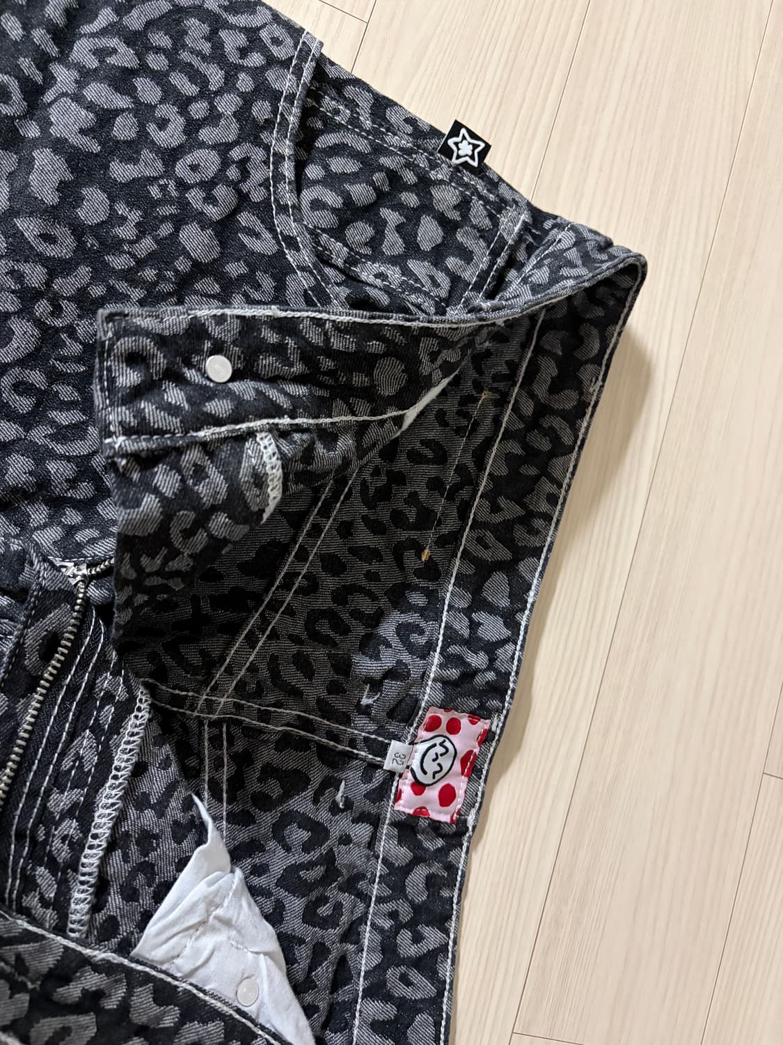 스타팀 레오파드 카펜터 팬츠 상품이미지3