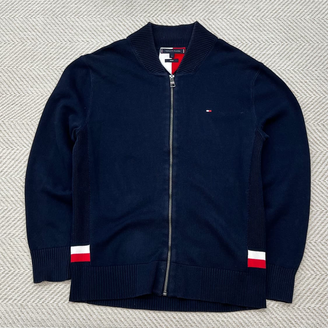 타미힐피거 니트집업 r2435 상품이미지1
