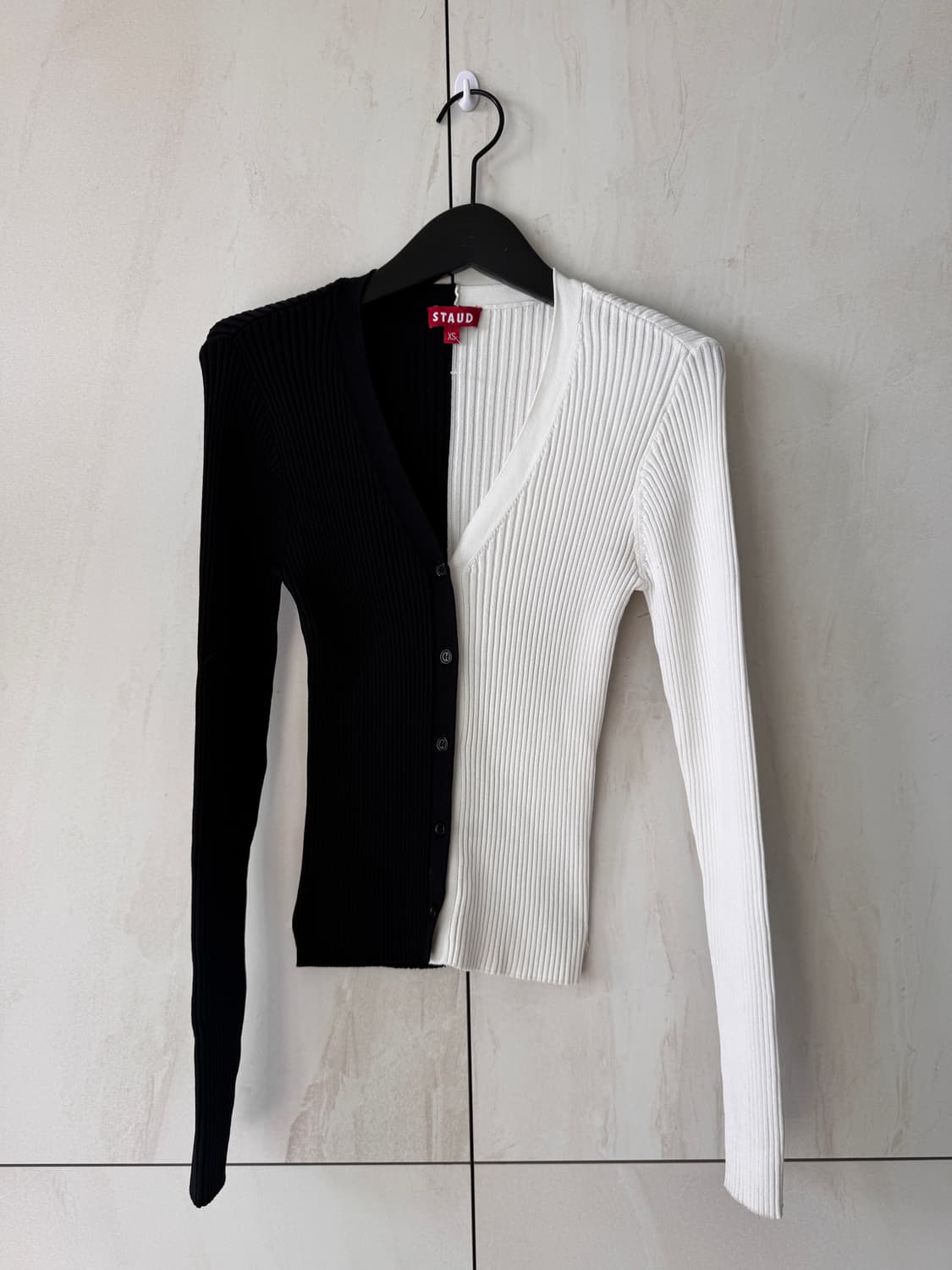 Staud 블랙&화이트 카고 가디건 XS(44,55가능) 상품이미지8