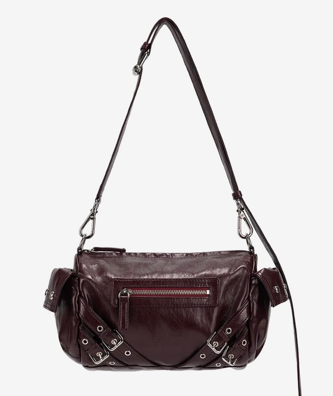 다이닛 버건디 백 STUD POCKET BAG IN BURGUNDY  상품이미지1