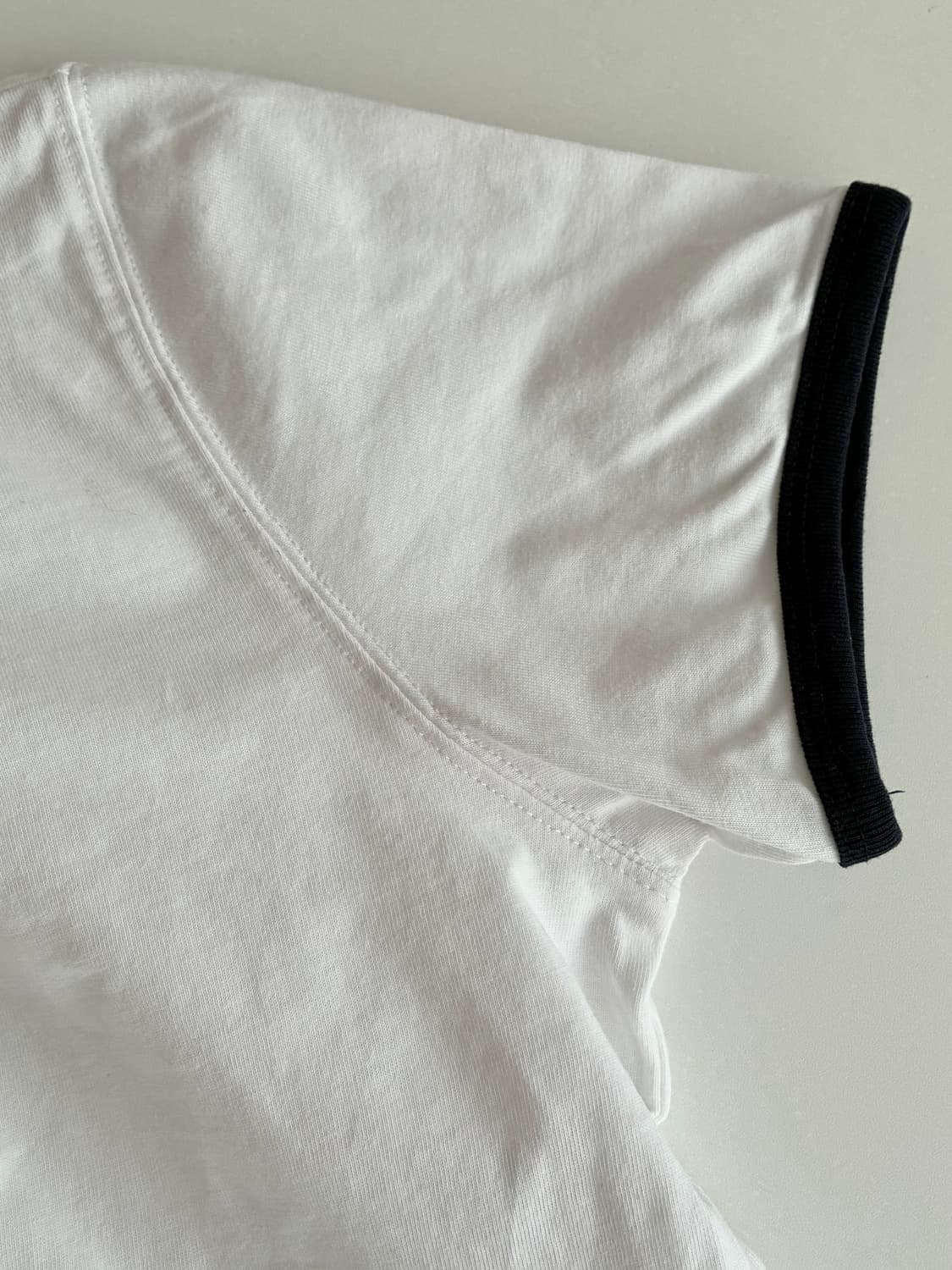 M) 마리떼 프랑소와 저버 링거 반팔 티셔츠 화이트 상품이미지5