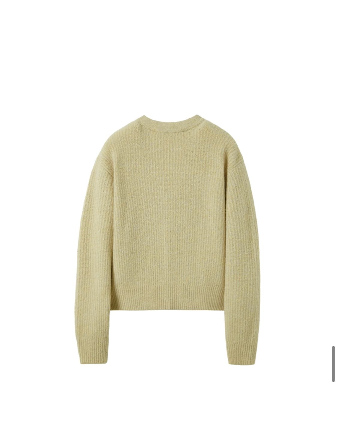 [인사일런스 우먼] 소프트 모헤어 가디건 (버터)  상품이미지3