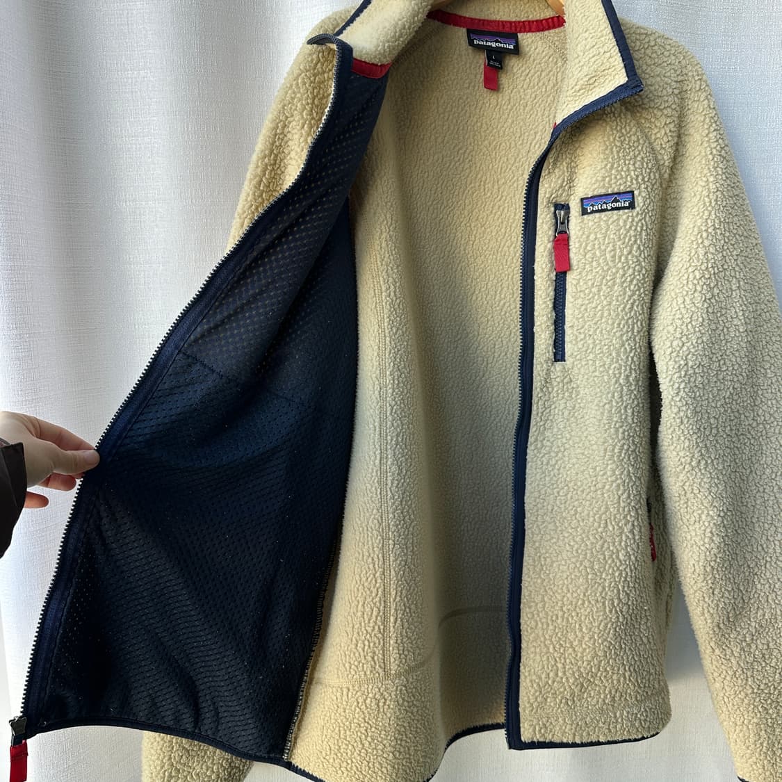 파타고니아 레트로 파일 플리스 자켓 ELKH 베이지 L 상품이미지7