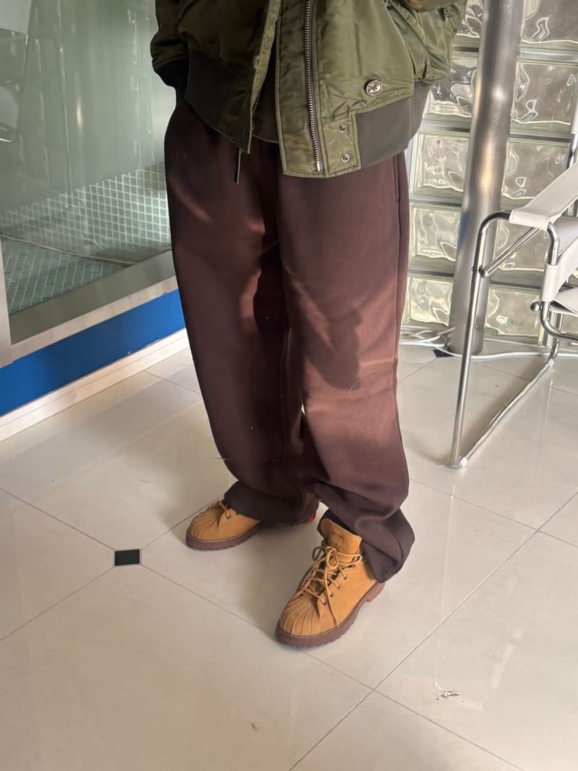 HEWAVYWEIGHT SWEAT WIDE STRAIGHT PANTS 상품이미지1