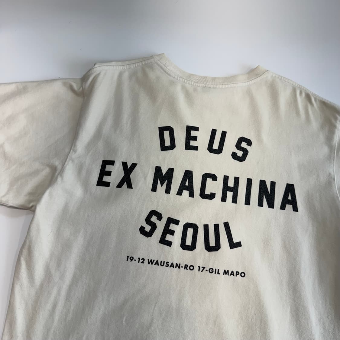 Deus ex machina 데우스 엑스 마키나 서울 화이트 반팔  상품이미지4