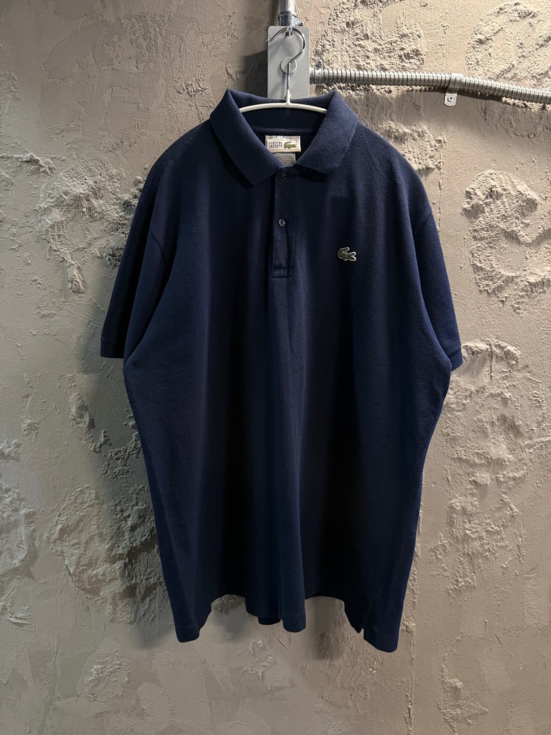 XL 라코스테 LACOSTE 프랑스 생산 클래식 피케 폴로 셔츠 네이비 상품이미지1