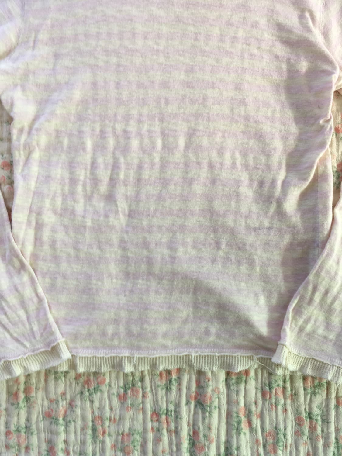 모릴 롱 블라우스+딸기우유 스트라이프 폴라 세트 상품이미지8