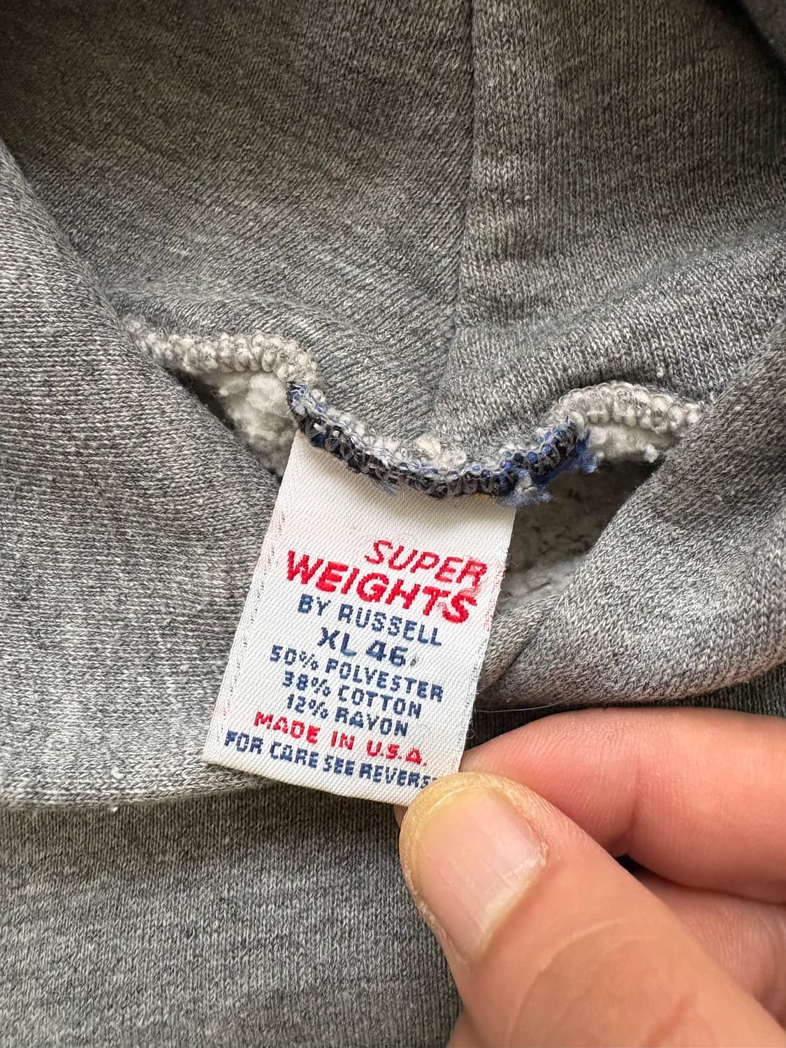 80‘s U.S Army pt Hood sweat by Russell 상품이미지3