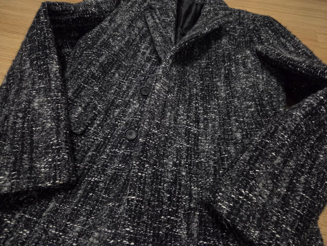 시스템 옴므 트위드 오버 코트 상품이미지3