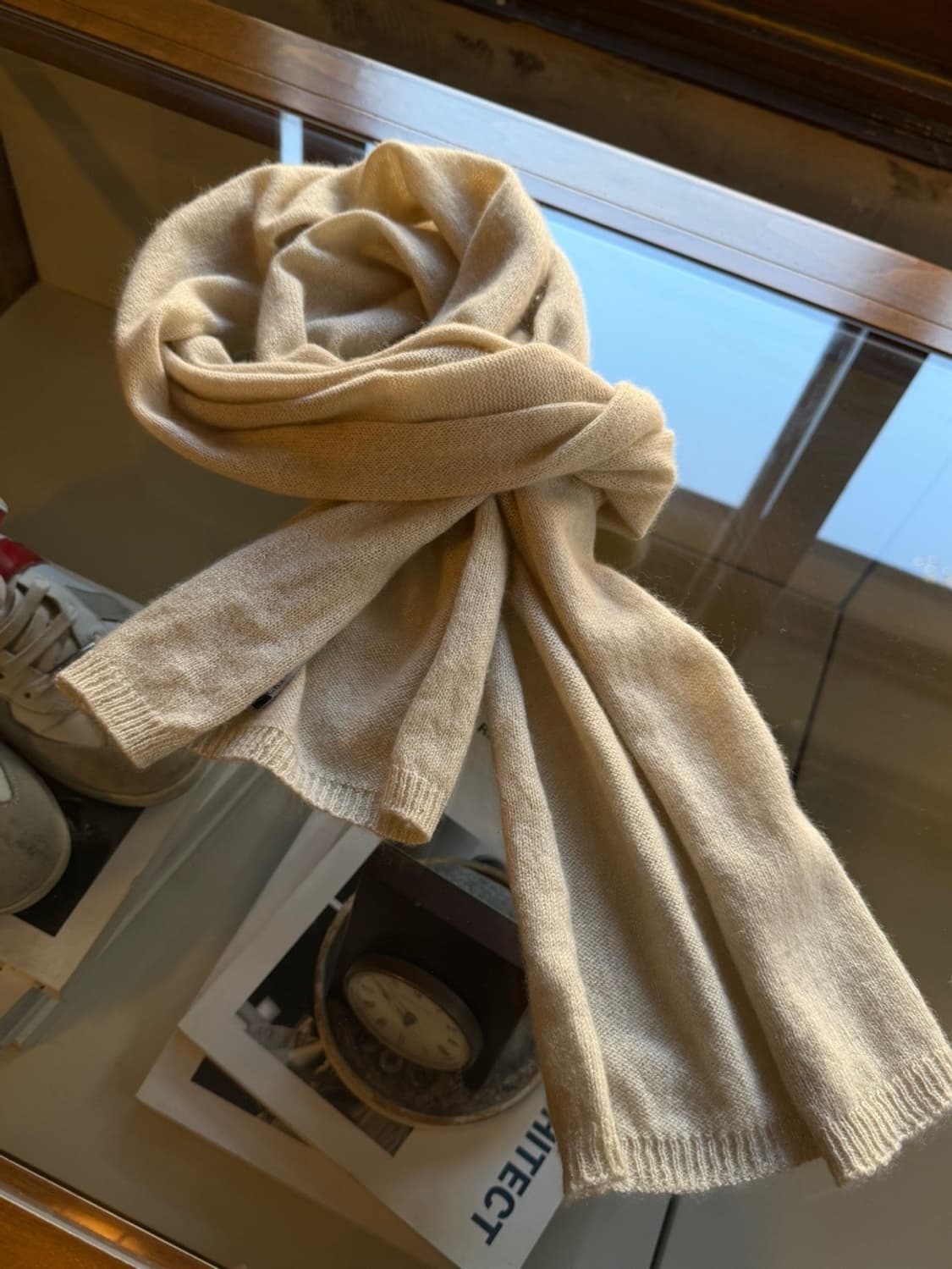 니키 콜롬보 캐시미어 100% 이태리 메이드 머플러 상품이미지1