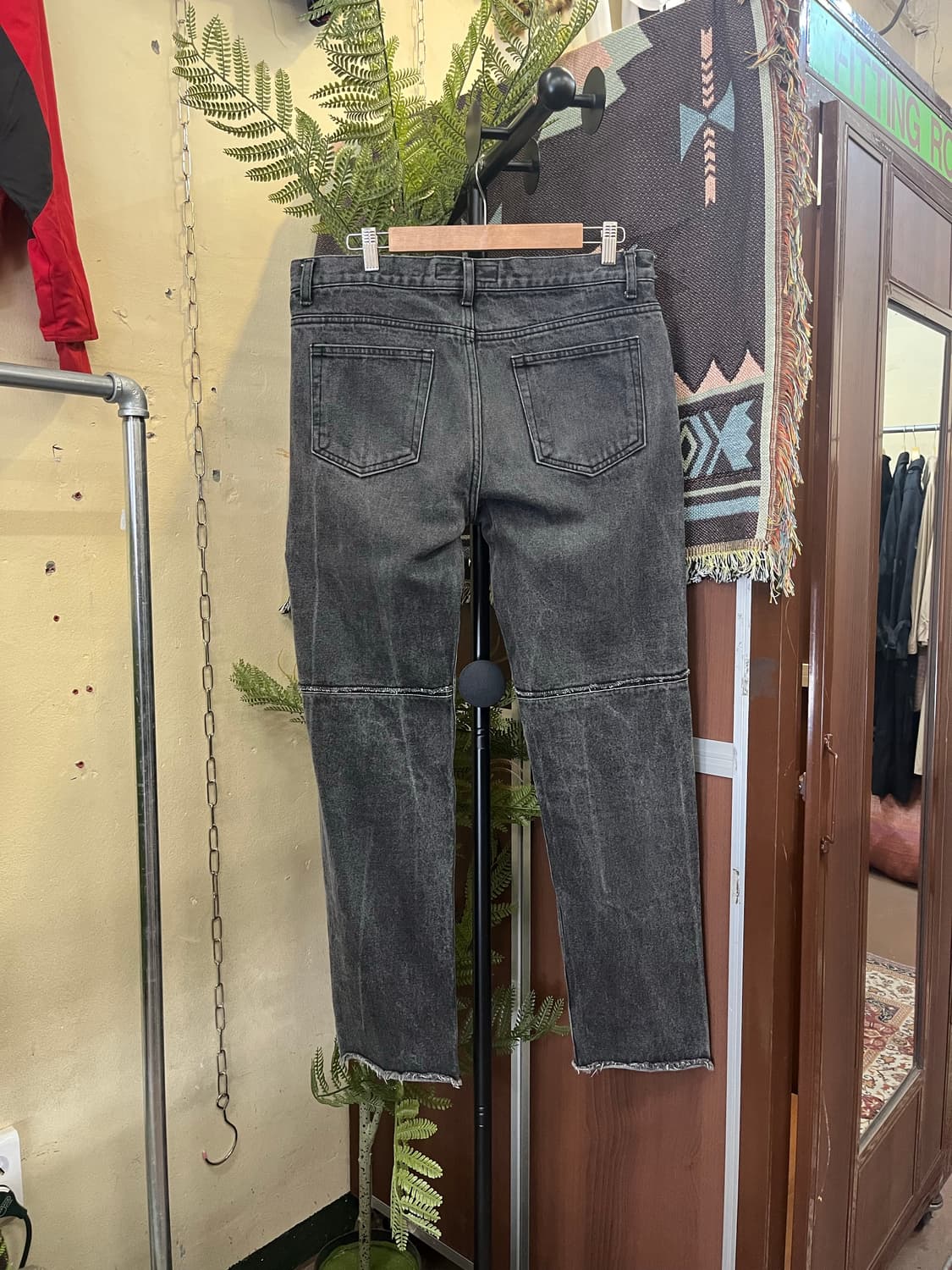 디스이즈네버댓 블랙 데님 팬츠 #csz972 상품이미지2