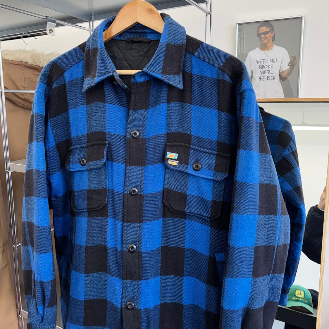 일본 빈티지 럼버잭 체크 플란넬 자켓 (M)    상품이미지2