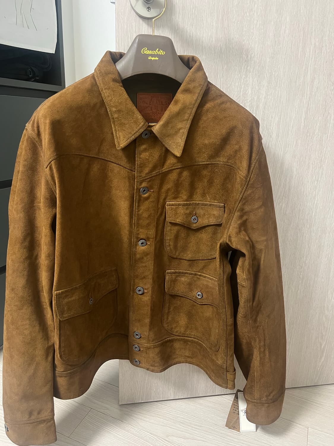 [새제품] RRL 더블알엘 러프아웃 스웨이드자켓 XL 상품이미지3