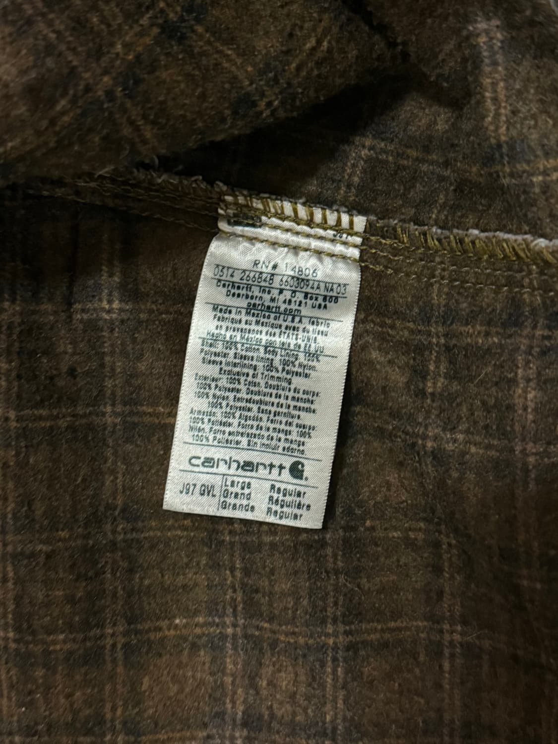 칼하트 디트로이트 자켓(J97_gvl) 상품이미지4