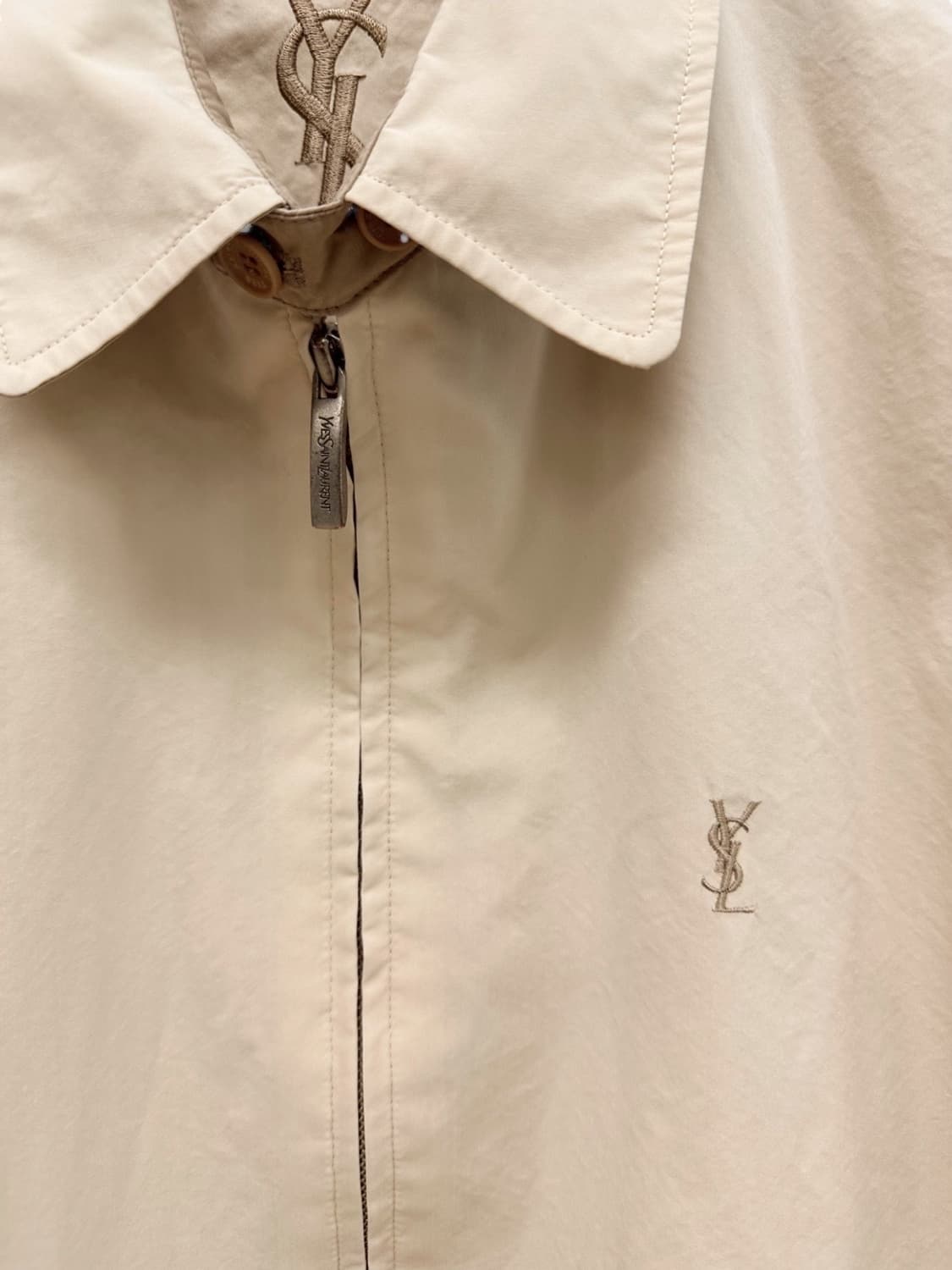 00s YSL 생로랑 자켓 아이보리 (L)  상품이미지3