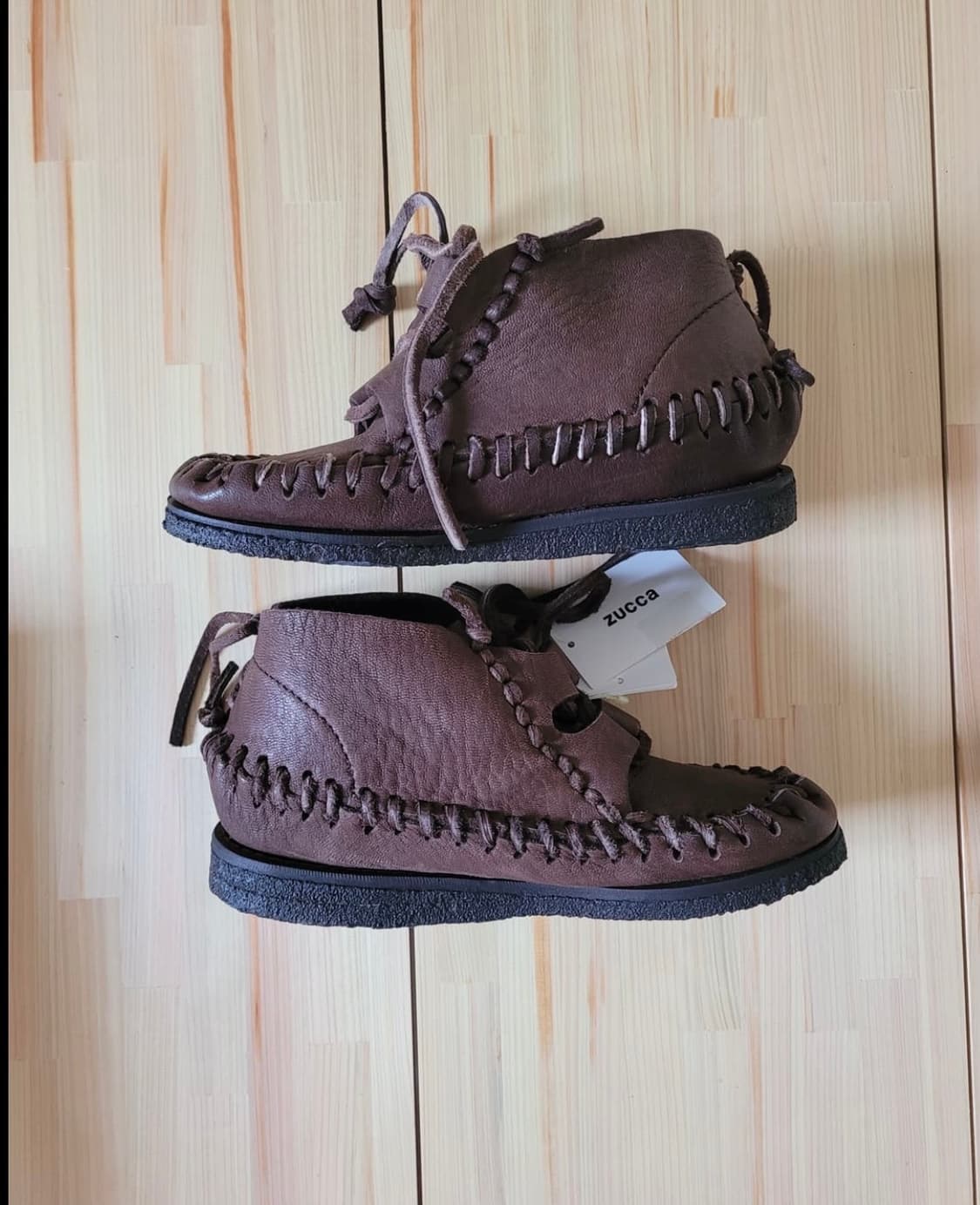 카반드 주카 레이스 업 사슴가죽 신발 상품이미지3