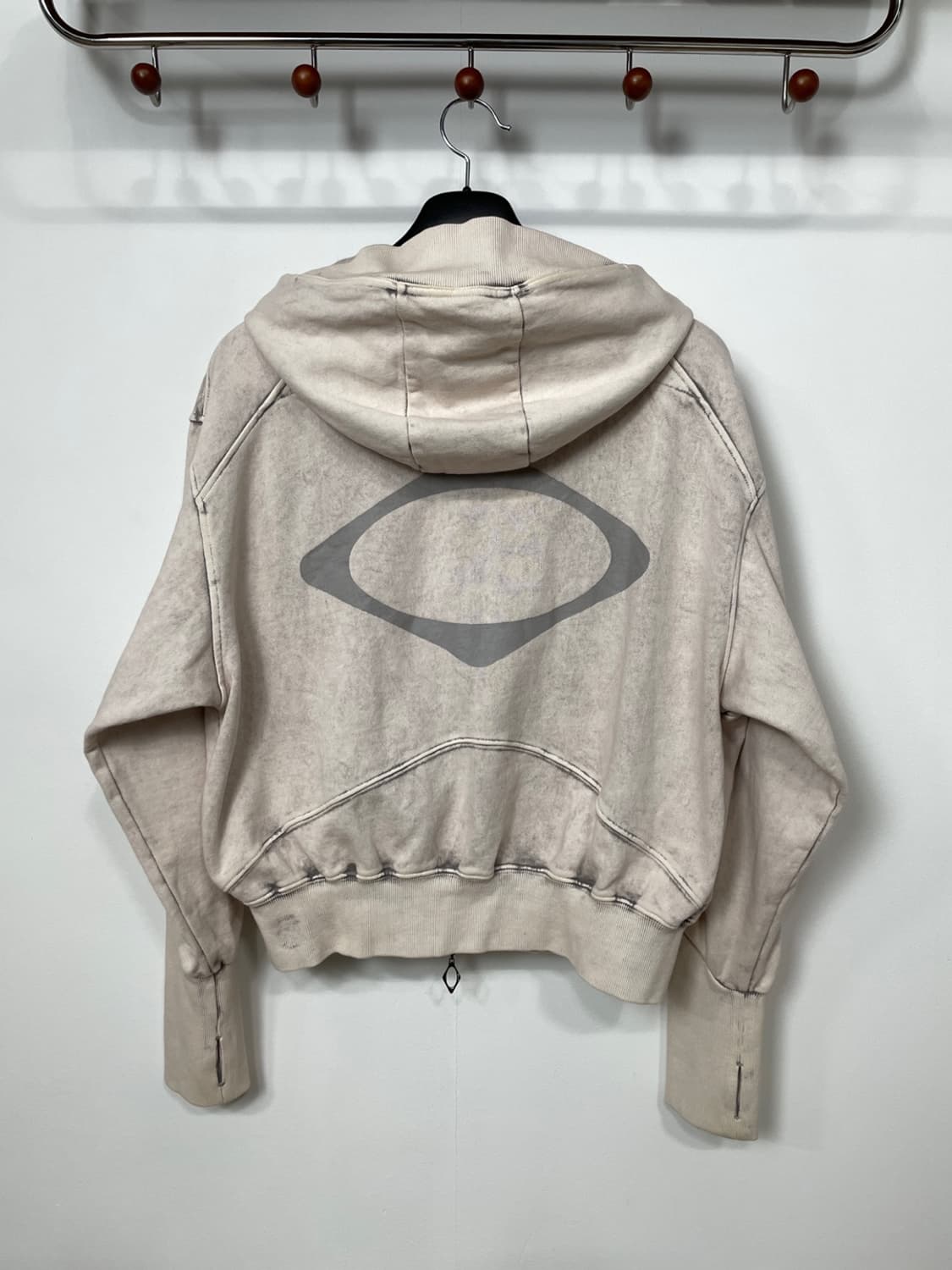 미스치프 블리치드 핑크 빅 포켓 후드집업 상품이미지3