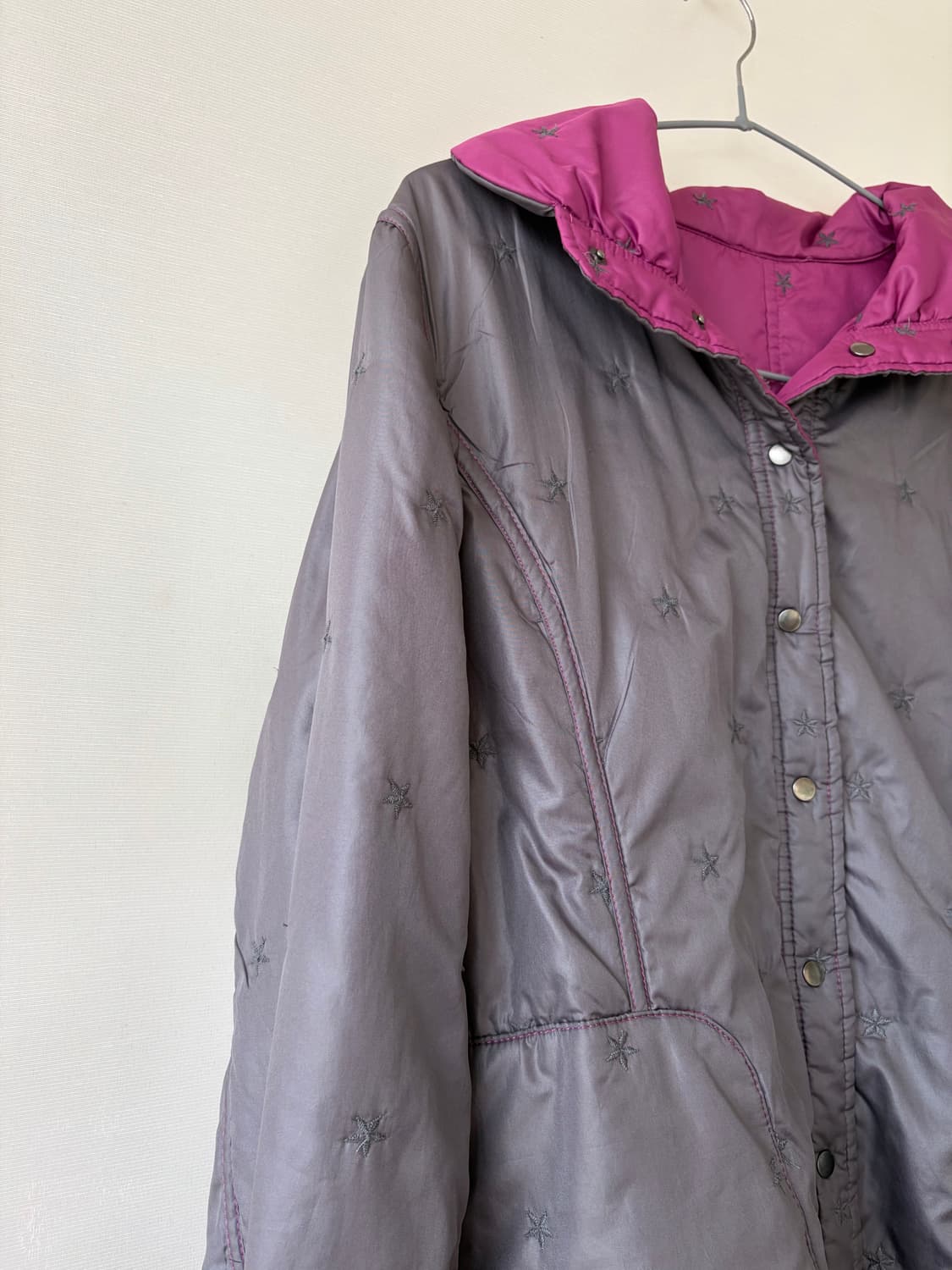 리버시블 별 바람막이 점퍼 판매합니다 상품이미지5