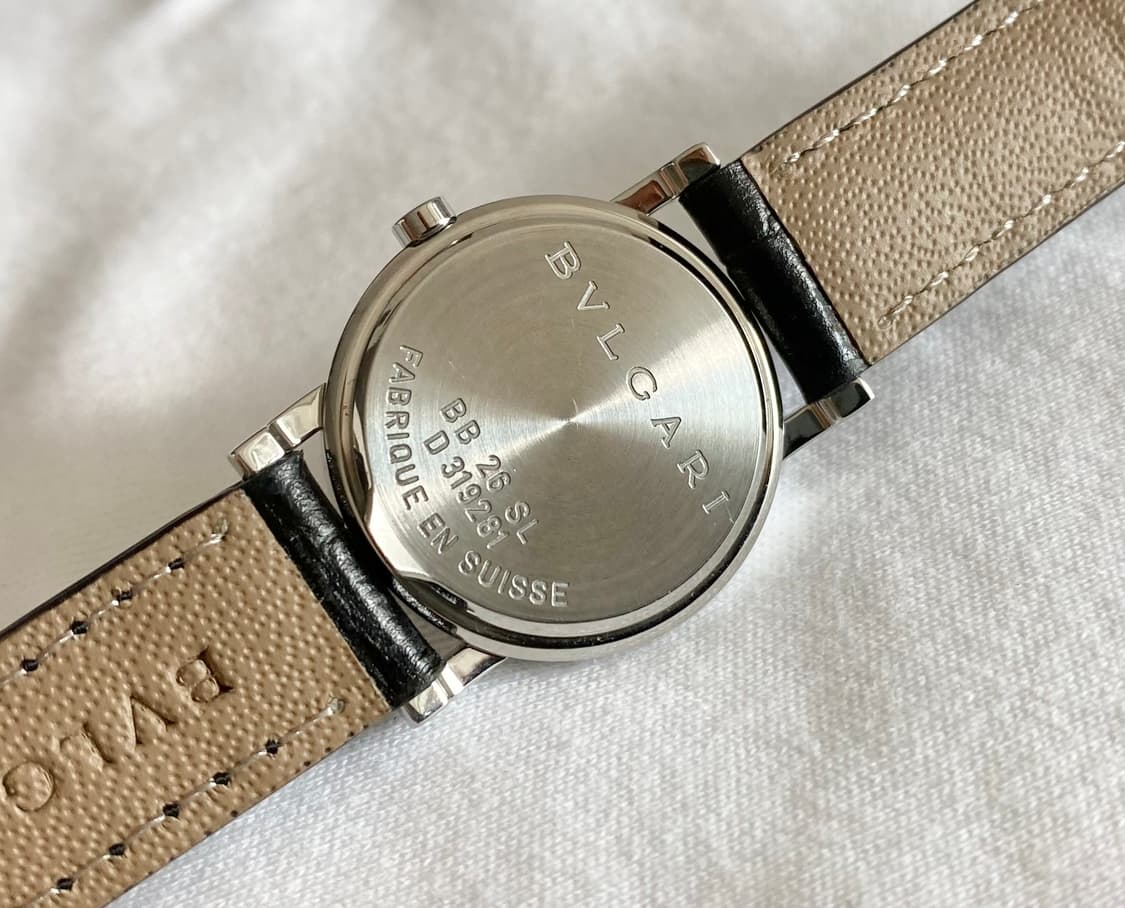 불가리 BB26 여성용 12p 다이아 26mm 쿼츠 스틸 상품이미지10