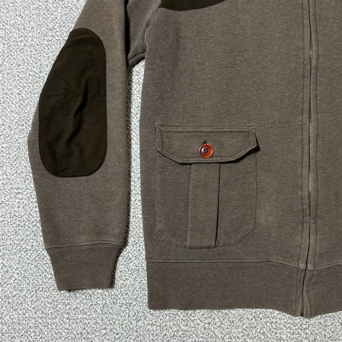 바버 내부 기모 집업 남성용 M 상품이미지8