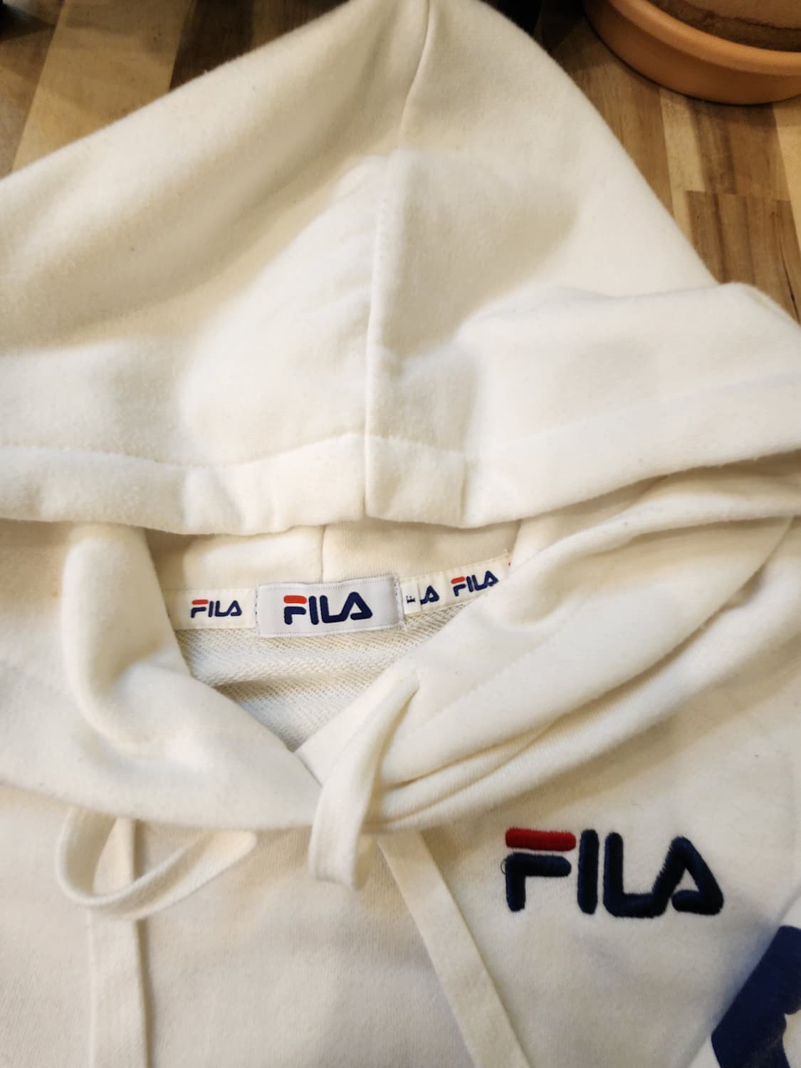 FlLA 숏 후드티 상품이미지4