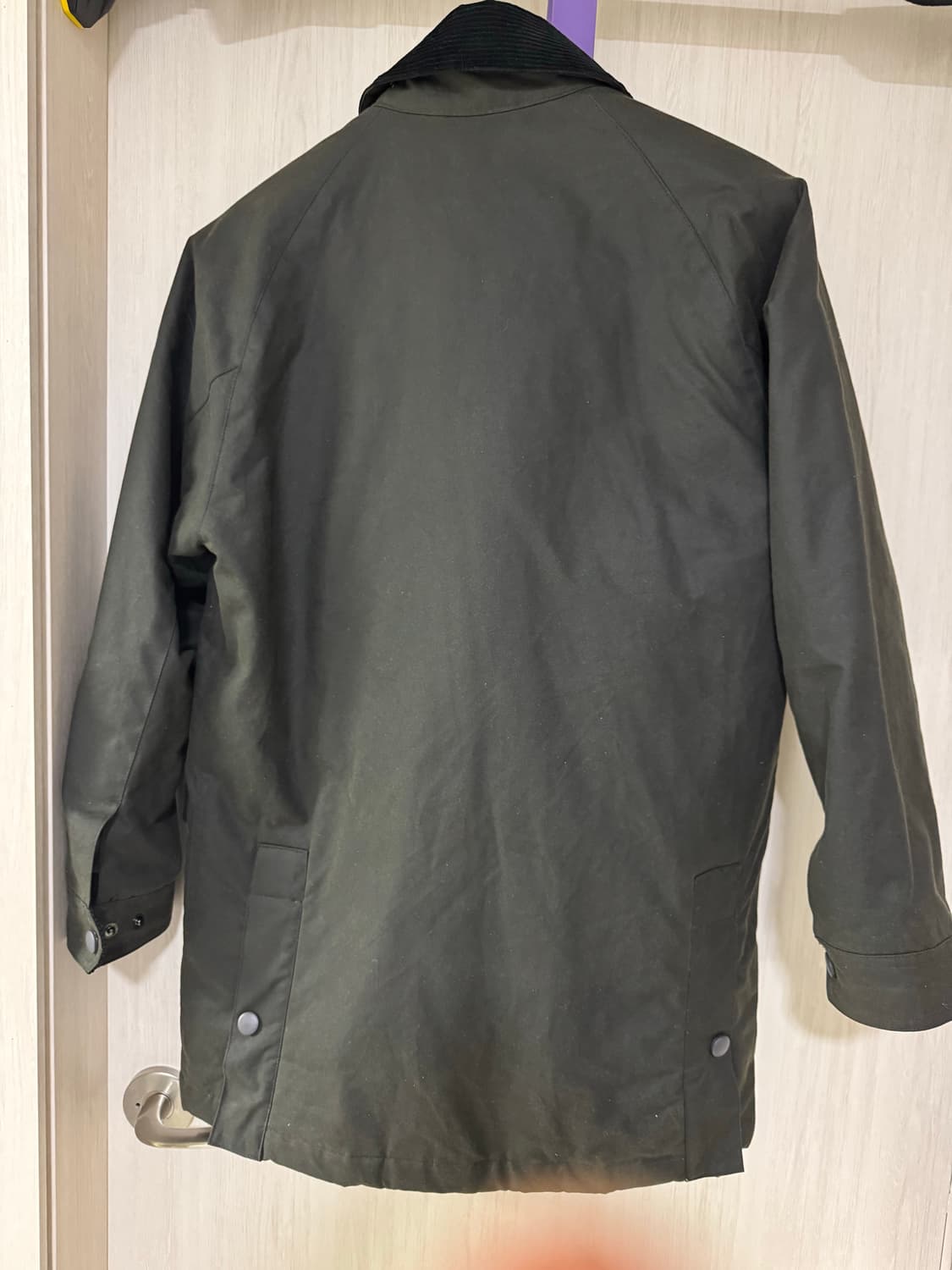 제로라운지 템플모일 왁스코팅 자켓 카키 사이즈 95 상품이미지3