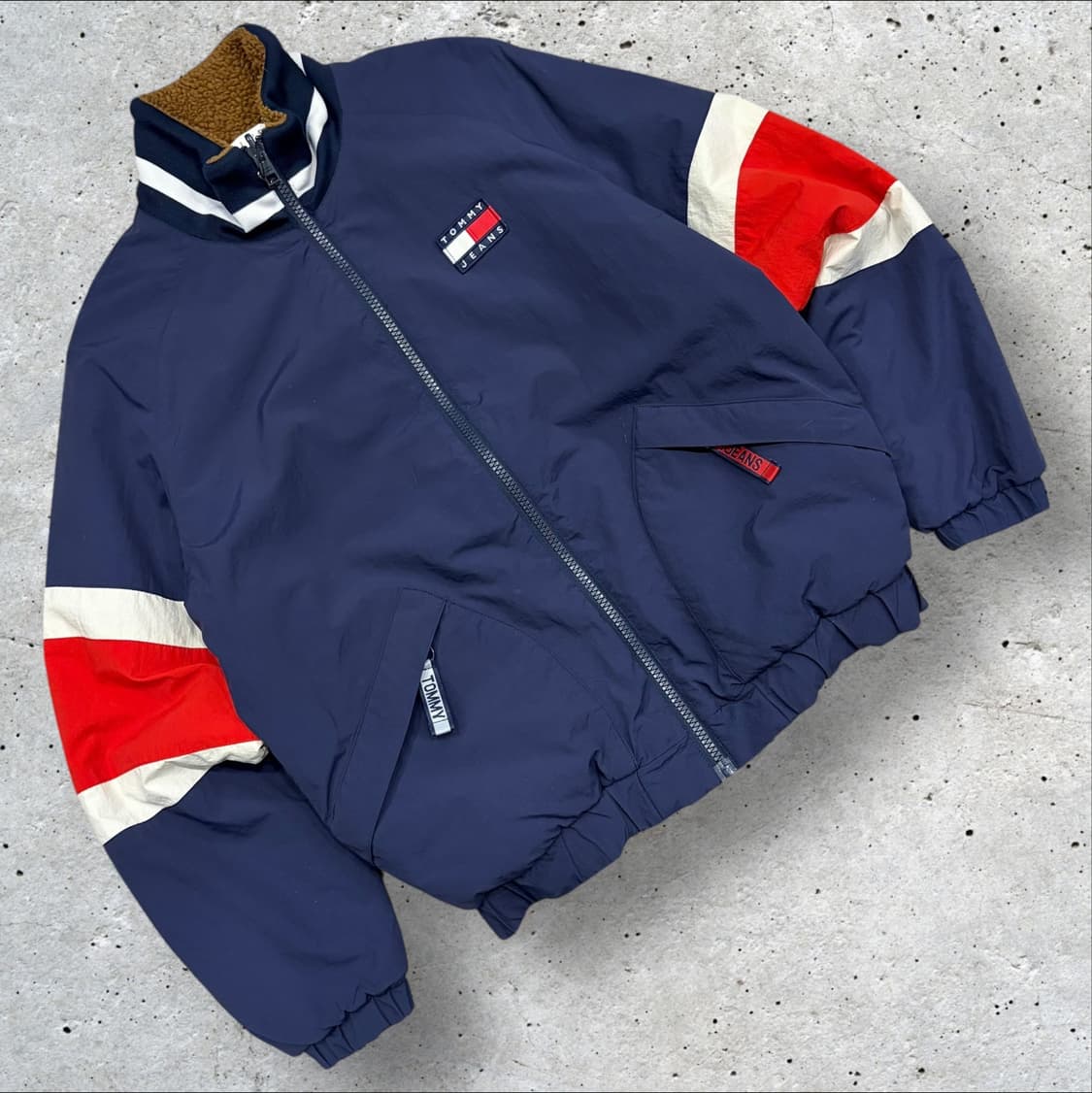 [M] 타미진스 리버시블 뽀글이 플리스 바람막이 자켓 C123 상품이미지2