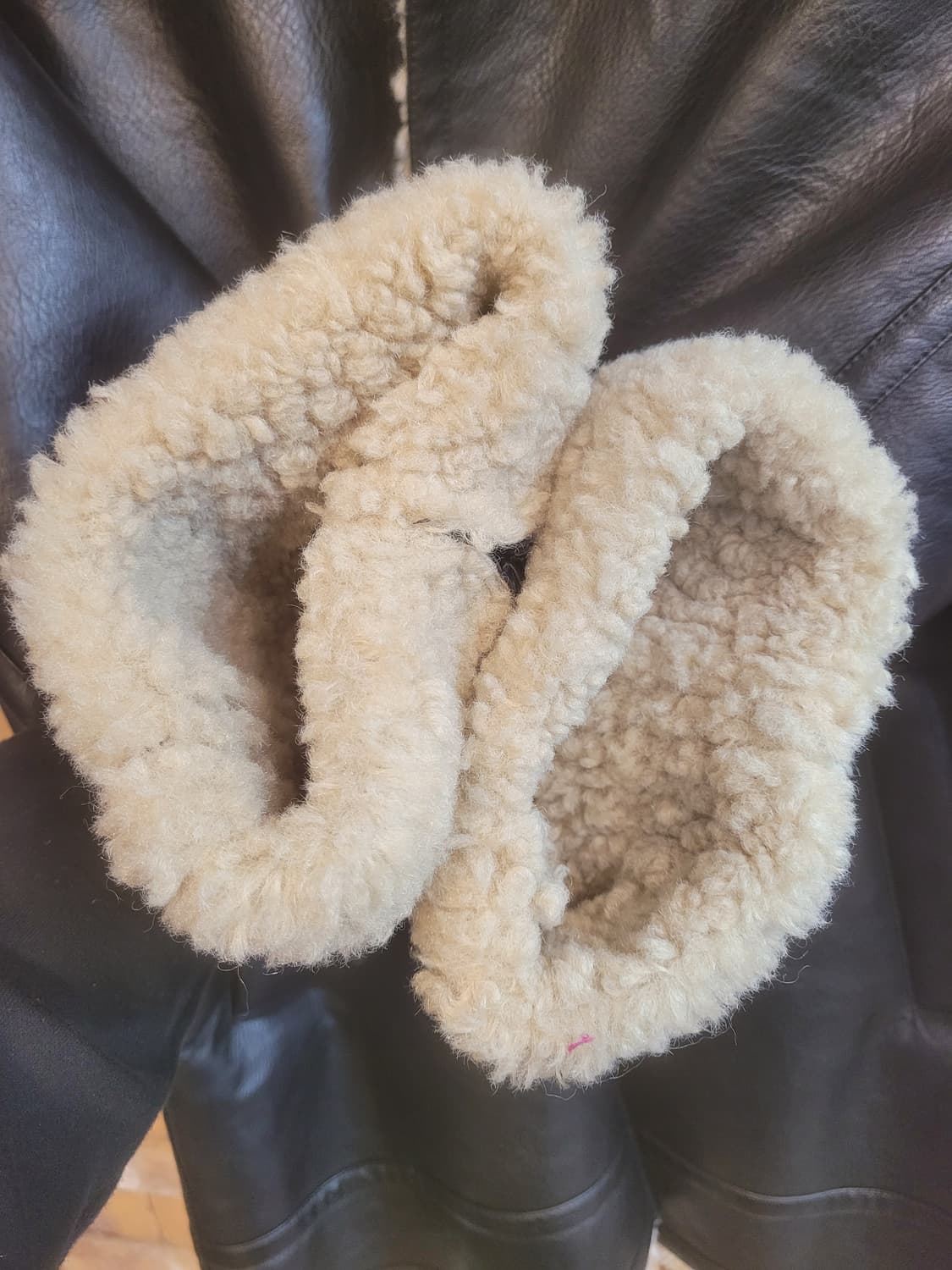 Wellrow x wearraw 무스탕 자켓 상품이미지4