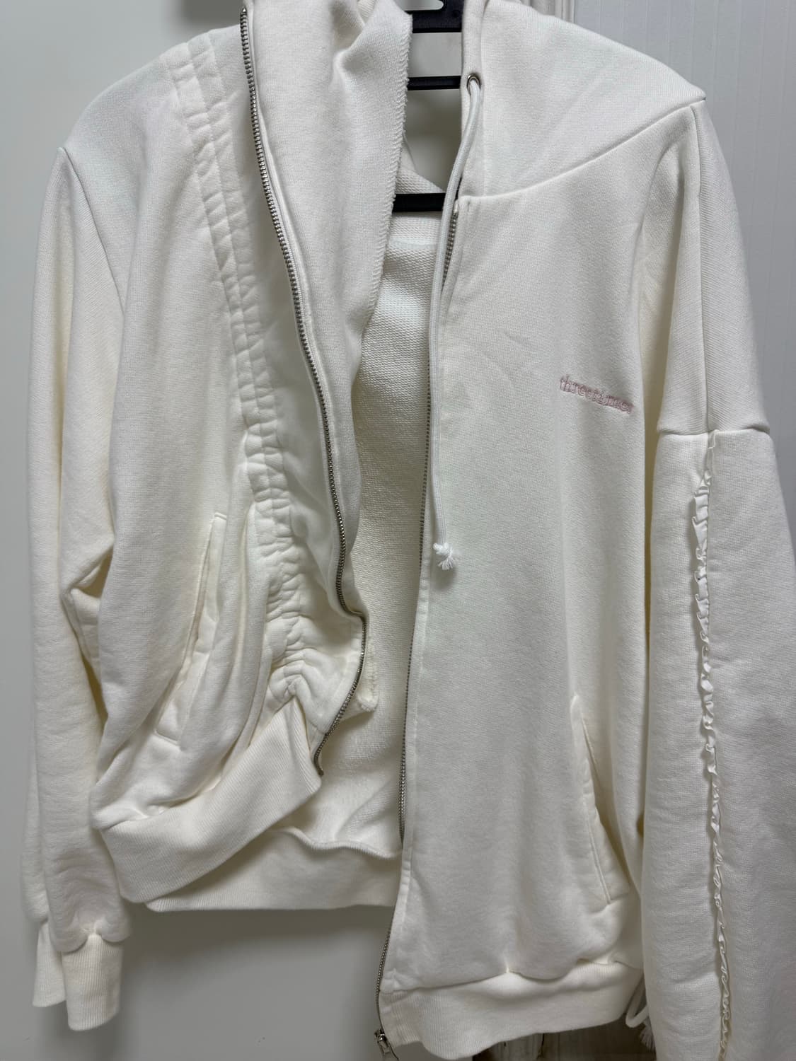 쓰리타임즈 위스퍼 후드집업 후디 상품이미지2