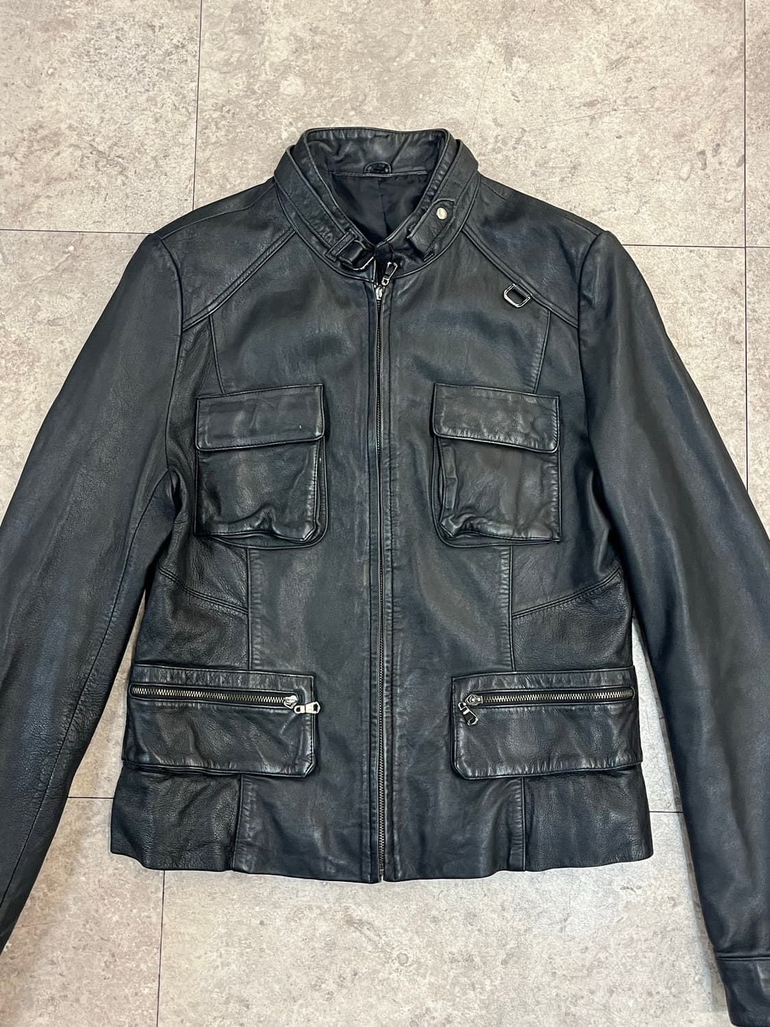 양가죽 레더 자켓 블랙 #csz3550 상품이미지4