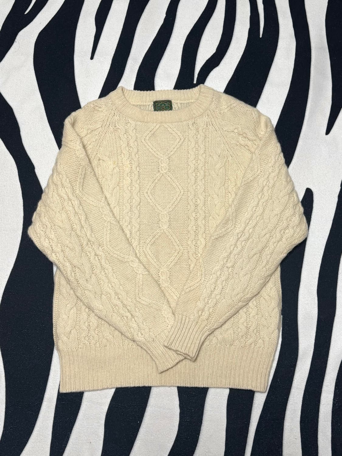 빈티지 꽈배기 니트  상품이미지1