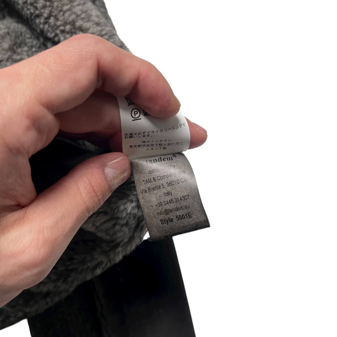 Tandem 페이크 레더 니트 퍼 자켓 (italy made) 상품이미지10