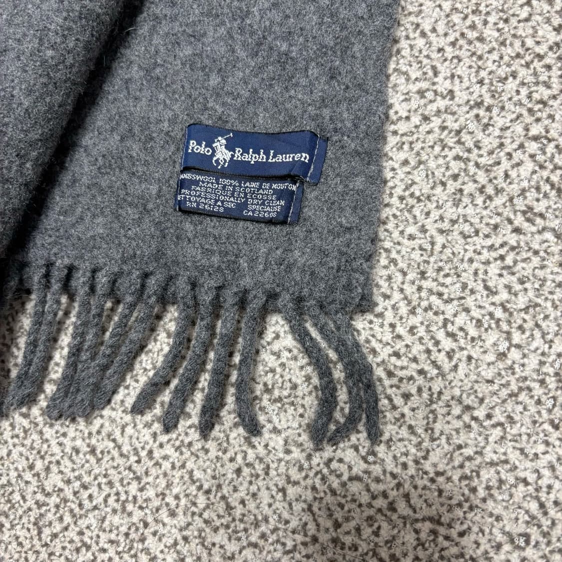 [택포,램스울100] 폴로 랄프로렌 이태리 머플러 목도리 [A-] 상품이미지3