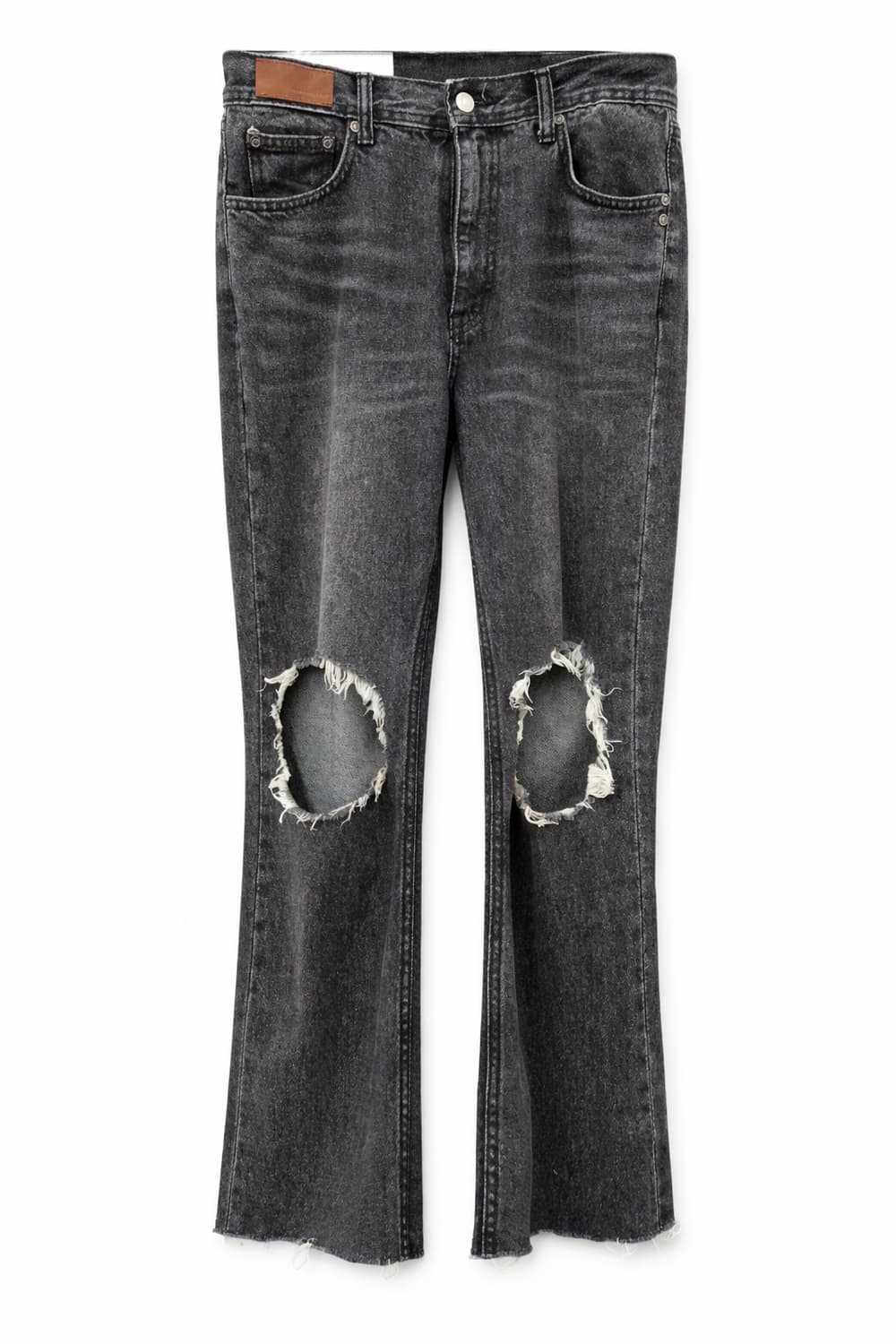 앤더슨벨 디스트로이브 부츠컷 진 상품이미지1