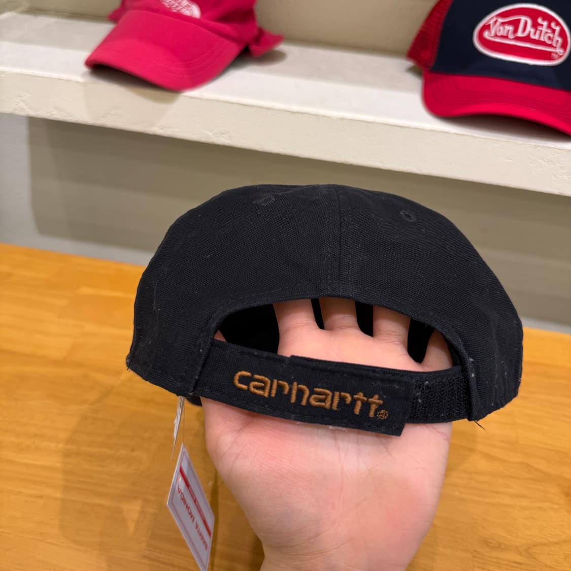 칼하트 가죽패치 볼캡 U1015 상품이미지3